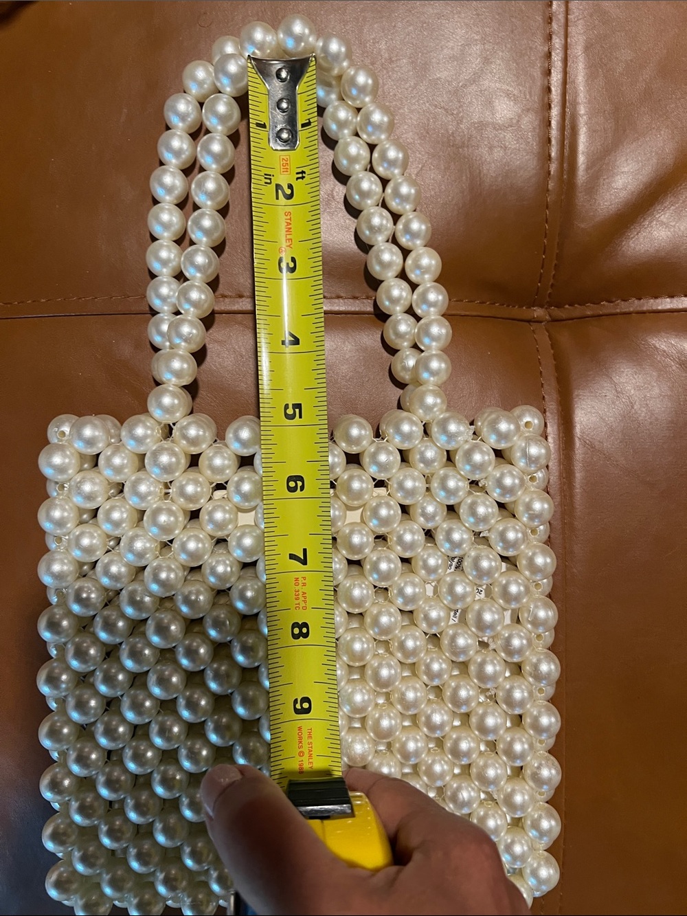 J Crew Pearl Beaded Small Tote Bag - Picture 7 of 7